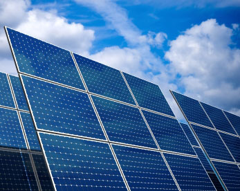 Solar panels.
